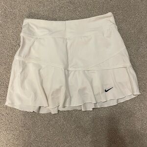 White Nike tennis skort